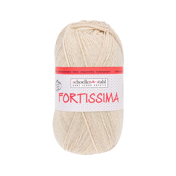 Пряжа Austermann (Аустерманн) Fortissima 100 / уп.5 мот. по 100 г, 420м, песочный