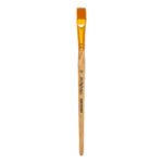 Кисть синтетика плоская №12, 5 шт, короткая ручка, Mr.Painter SBF 204-12