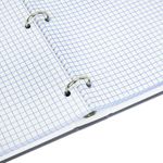 Тетрадь на кольцах БОЛЬШАЯ А4, 215х305 мм, 100 л., твердый картон, клетка, BRAUBERG, "Винтаж", 405410
