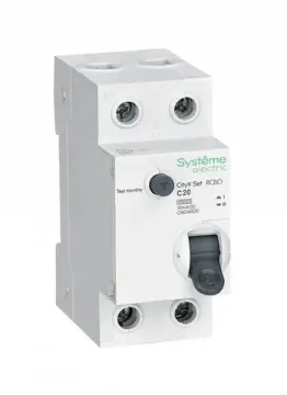 Дифференциальный автомат (АВДТ) Systeme Electric City9 Set 1P+N С20А 4.5kA 30мА Тип-AС