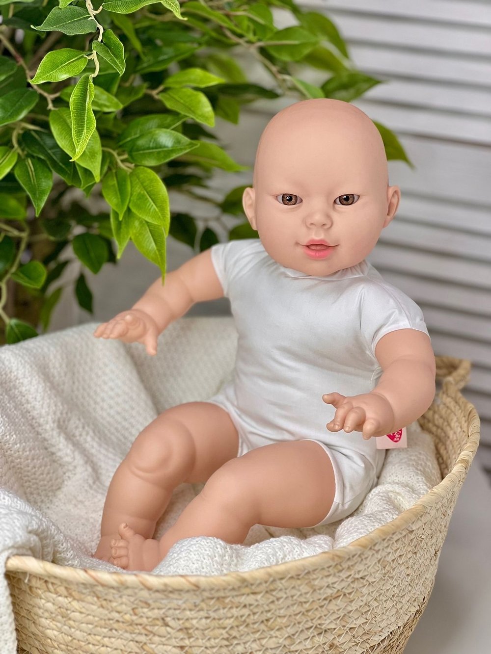 Кукла для девочки мягконабивная 42см без одежды (8076)