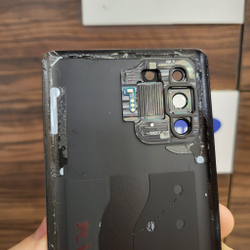 Крышка для Samsung S10 Lite оригинальная (задняя панель) цвет: синий