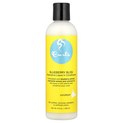 Curls, Несмываемый кондиционер для восстановления, Blueberry Bliss, 236 мл (8 жидк. унц.)