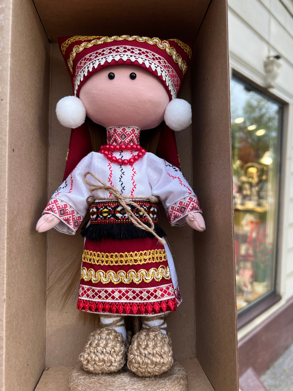 Мордовский сувенир "Кукла" бол. текстиль