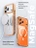 Чехол накладка iPhone 17 Pro Max / 18 Pro Max 6.9" Gurdini Alba Series Protective with Magsafe Orange