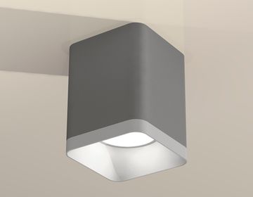 Комплект накладного светильника 1*MR16 GU5.3 XS7814001 SGR/SWH серый песок/белый песок (C7814, N7701)DIY System Complects Ambrella