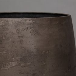 Кашпо OVAL TAUPE CONCRETE D41 H82