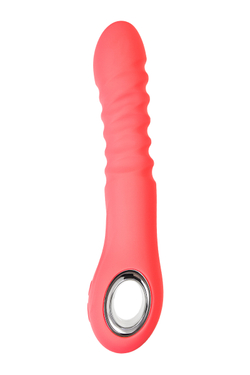 Стимулятор с функцией UP&DOWN Flovetta Flox, силикон, коралловый, 21,5 см