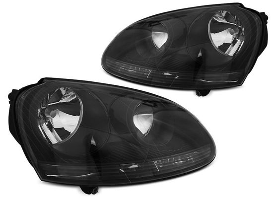 Передние фары для Volkswagen Golf V (03-09) Black