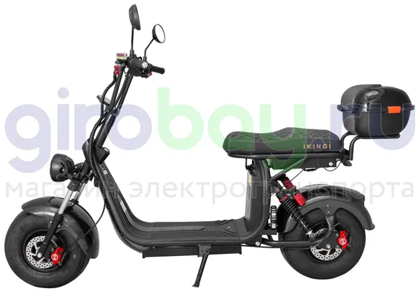 Электроскутер IKINGI X7 PRO 3000W - Карбон, летние покрышки фото №4