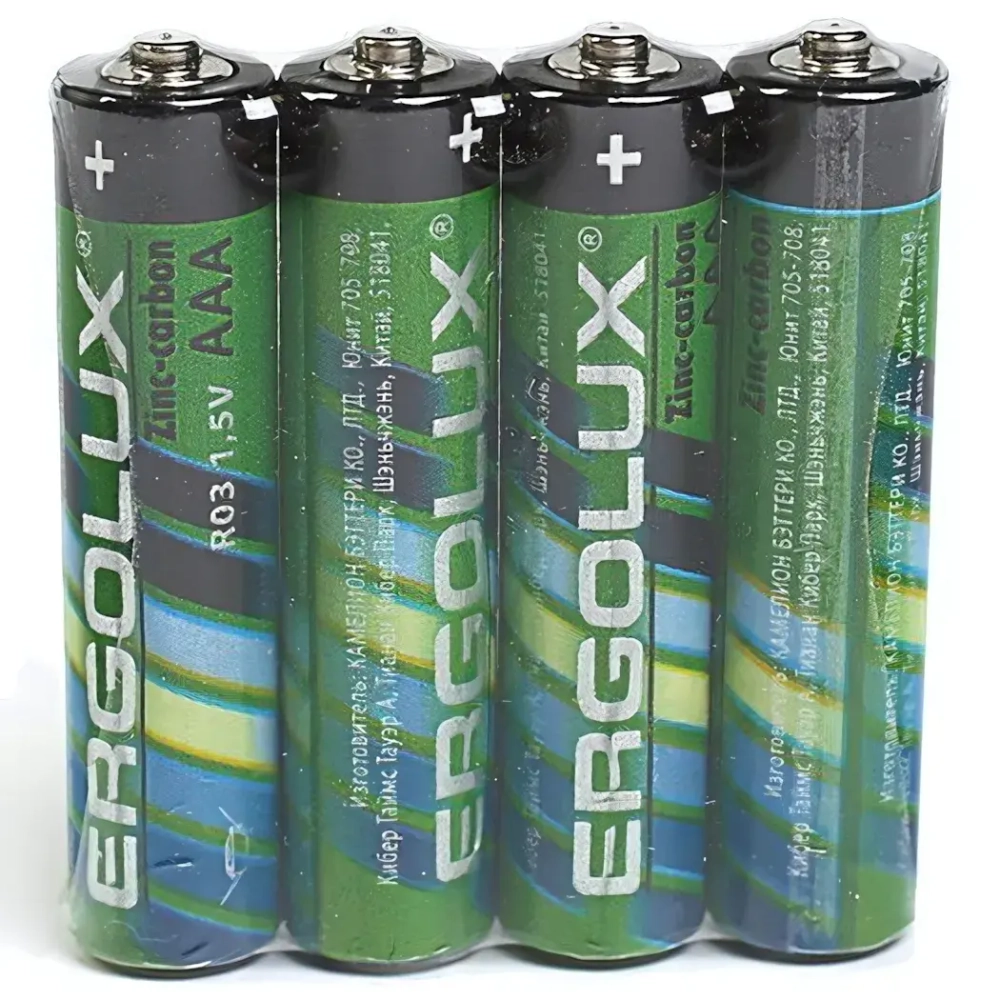Батарейка R 3 Ergolux б/б 4S (60/1200)