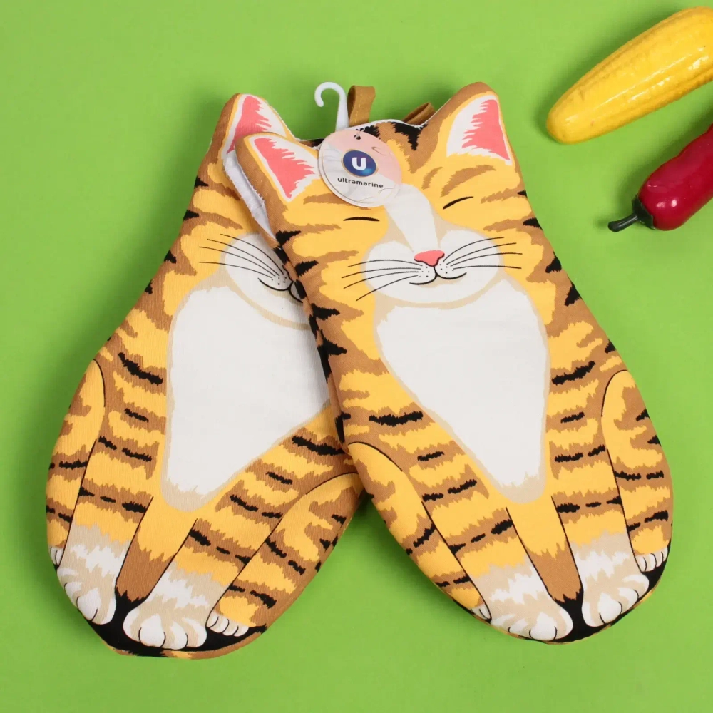 Прихватка «Animal-Кошка» 30*15см 2шт