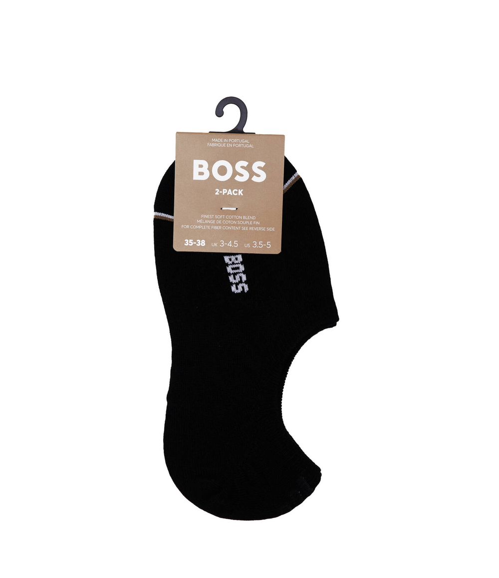 Носки/носки-следы 2 пары BOSS BLACK - черный(50502091)
