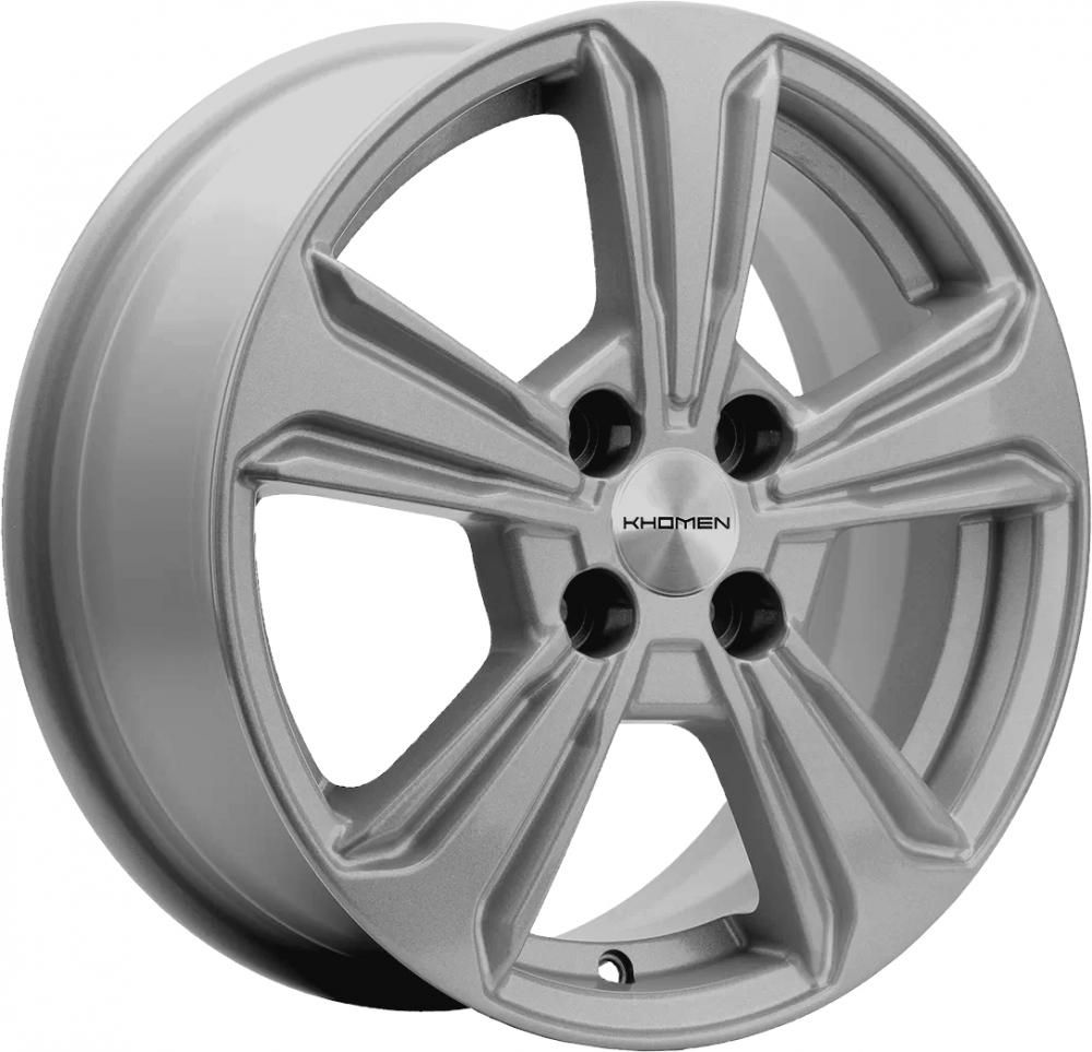 Khomen 1502 6x15 4x100 ET 48 Dia 54.1 (grey)