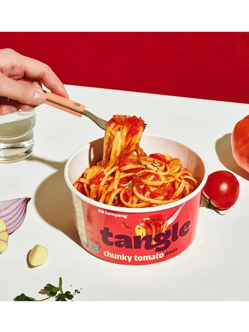 Паста в корейском стиле Tangle ассорти вкусов 4 шт
