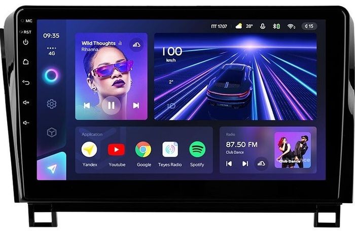 Магнитола для Toyota Tundra XK50 2007-2013, Sequoia XK60 2007-2022 - Teyes CC3 Android 10, Быстрая, CarPlay, SIM-слот