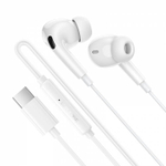 Проводные наушники на Type-C Borofone BM100 Pro (white)