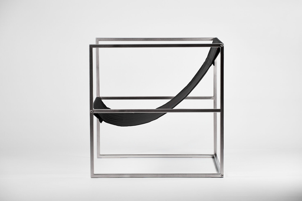 Уличное кресло TESS Outdoor Chair stainless / anthracite textile (Up!Flame)