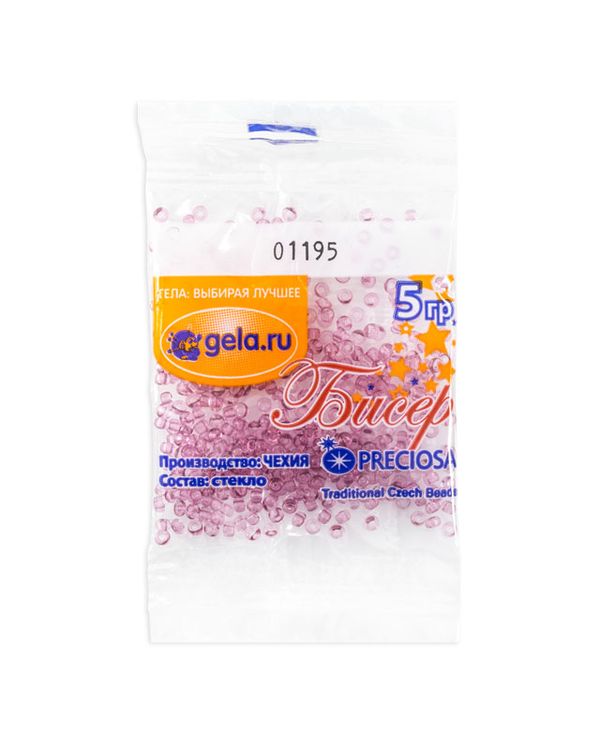 Бисер Preciosa 10/0, 50 г (10 шт по 5 г), цв.01195