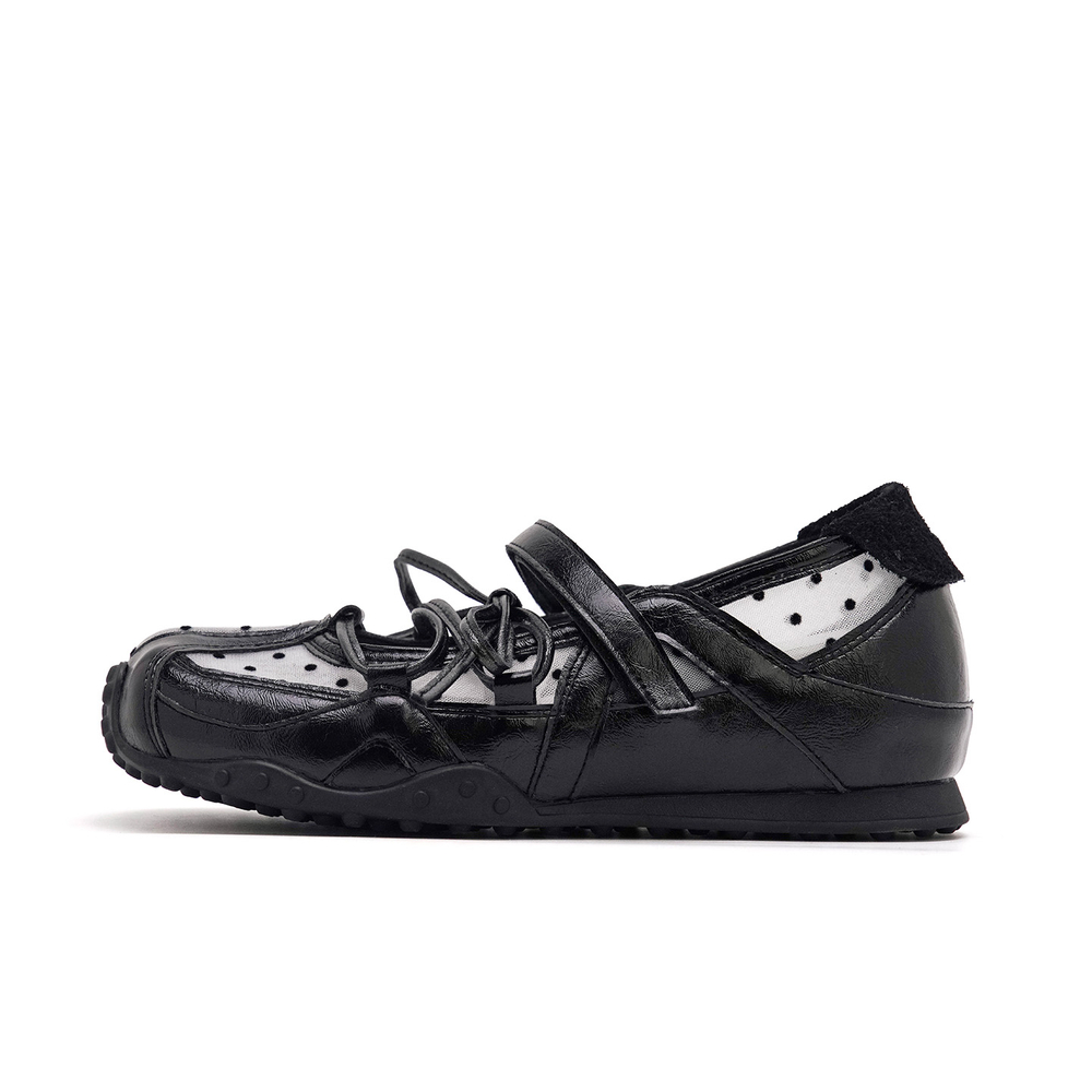 Unclewen Punk Summer Pu Mesh Height Increasing черный
