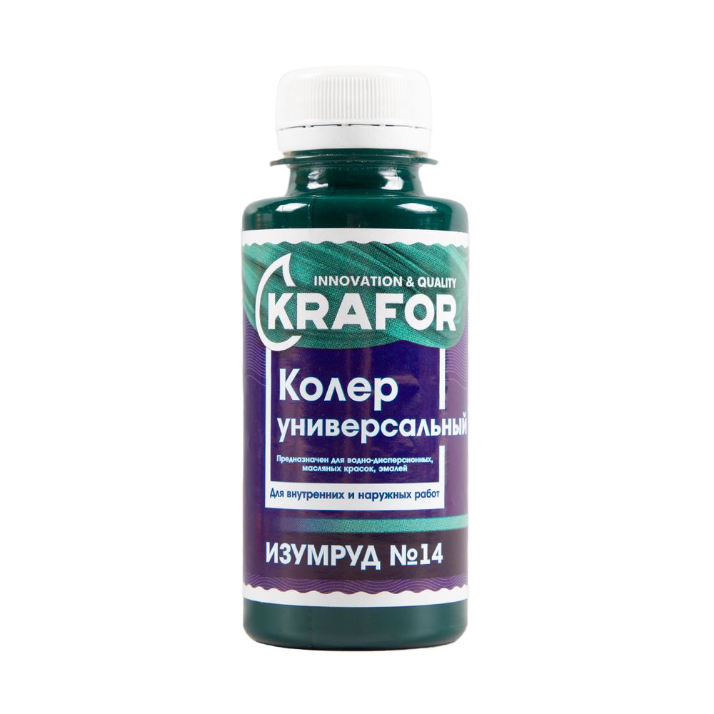 КОЛЕР УНИВЕРСАЛЬНЫЙ №14 ИЗУМРУД 100 МЛ (6/108) "KRAFOR"