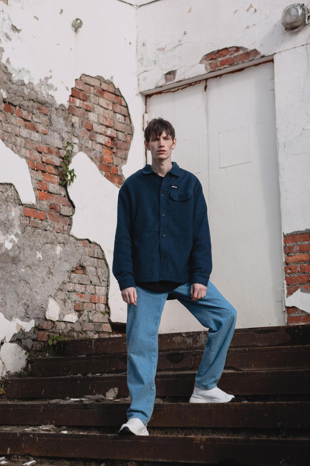 Флисовая рубашка Shirt Navy
