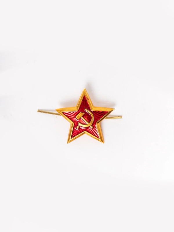 Звезда Советской Армии времён ВОВ (красная) 34 мм.