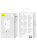 Сетевое зар. устр. Baseus GaN5 Pro Fast Charger 1USB+2C 65W CCGP120202 белое