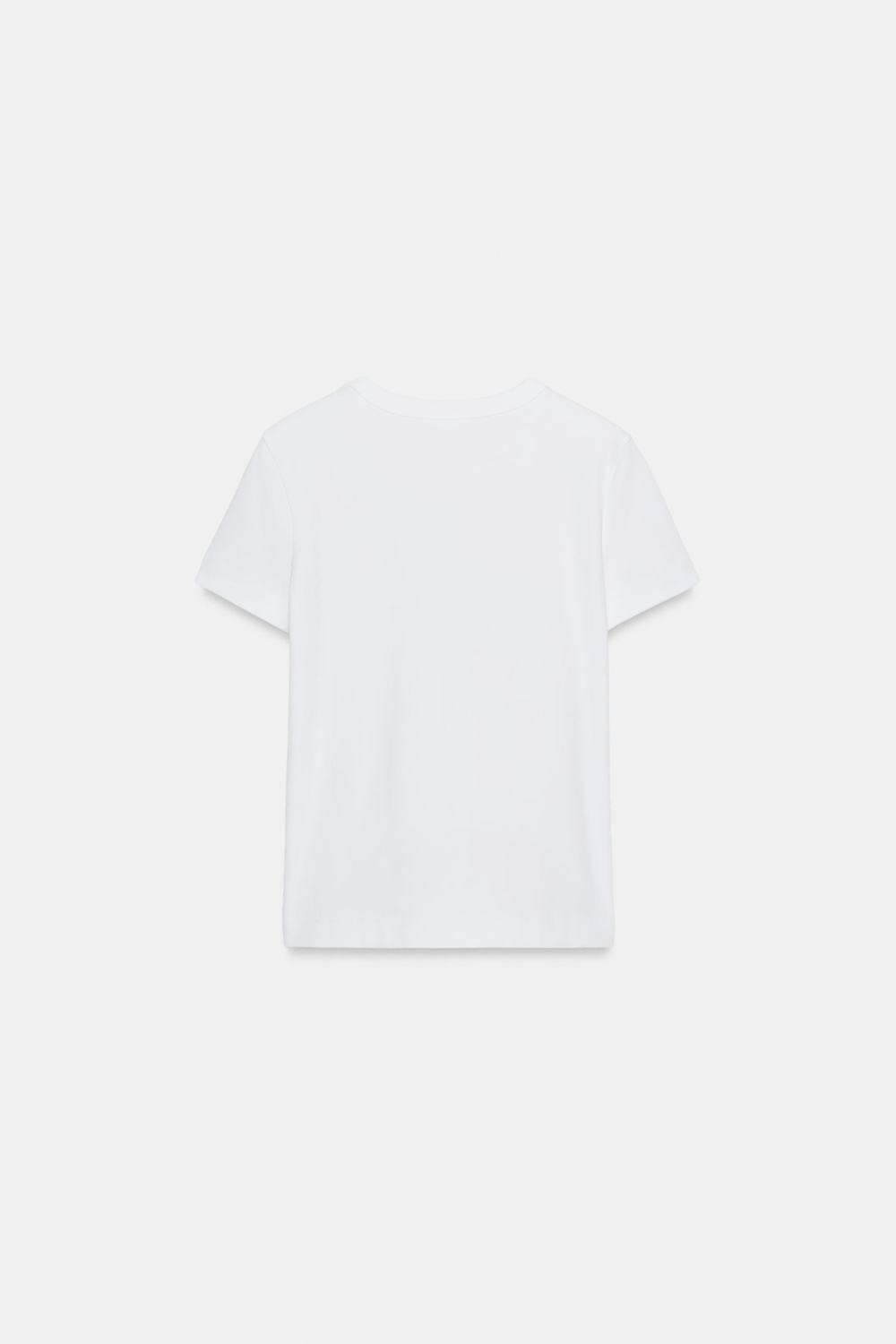ФУТБОЛКА INTERLOCK С КОРОТКИМИ РУКАВАМИ — ZARA