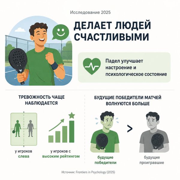 😃 УЧЁНЫЕ ПОДТВЕРДИЛИ: ПАДЕЛ РЕАЛЬНО УЛУЧШАЕТ НАСТРОЕНИЕ!
