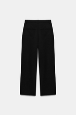 БРЮКИ В ПОЛОСКУ СО СКЛАДКАМИ — ZARA