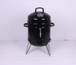 Угольный гриль коптильня Vertical Indoor Smoker Grill BBQ 57 х 53.5 см, толщина стали 4 мм
