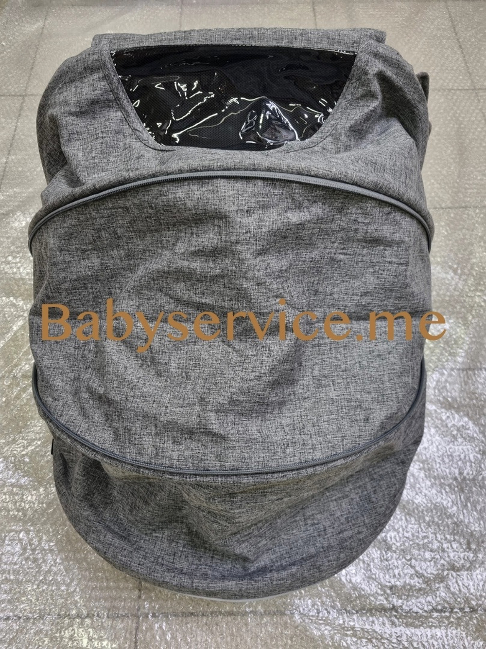 Капюшон Carrello Bravo серый крапинка