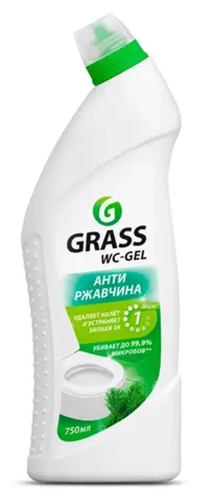ГРАСС Ср-во д/сантехники WC-gel АНТИ-РЖАВЧИНА 750 мл.