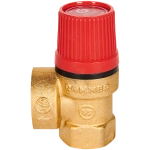 Клапан предохранительный ROMMER - 1/2", сброс 3/4" (ВР/ВР, Tmax 110°C, 3 бар)