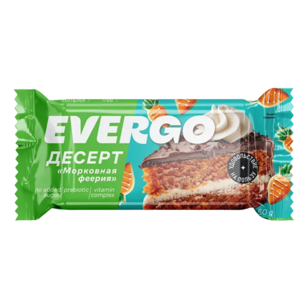 Десерт Evergo Морковная феерия 50 гр