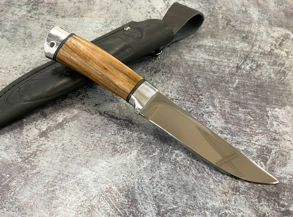 Нож Тифлис Н14, сталь ЭИ-107, дюраль, орех