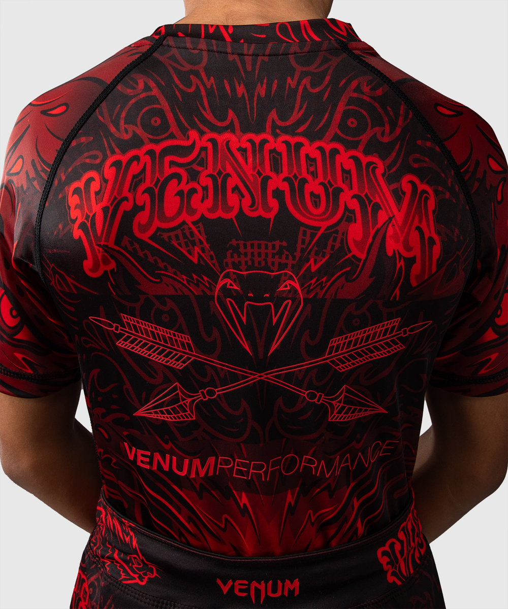Рашгард детский Venum Wolf Atak Black/Red