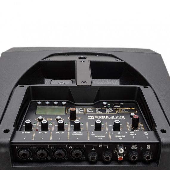 RCF EVOX JMIX8 активная АС, 900Вт, динамик 2 дюйма