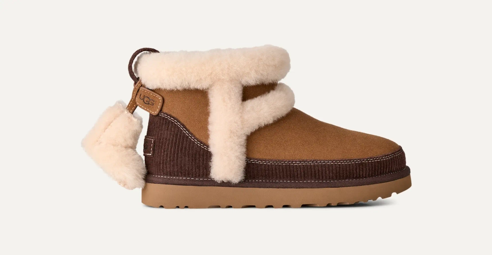 UGG Угги Classic Mini Heritage, каштановый