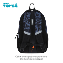 АКЦИЯ ЛИК Рюкзак Först F-Line "Free people" 42*27*16см, 1 отделение, 5 карманов, уплотненная спинка FT-RM-082501