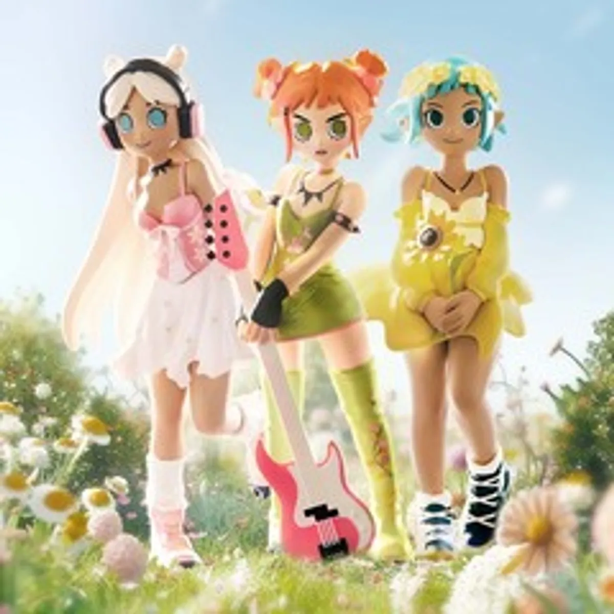 Случайная фигурка POP MART Peach Riot: Punk Fairy