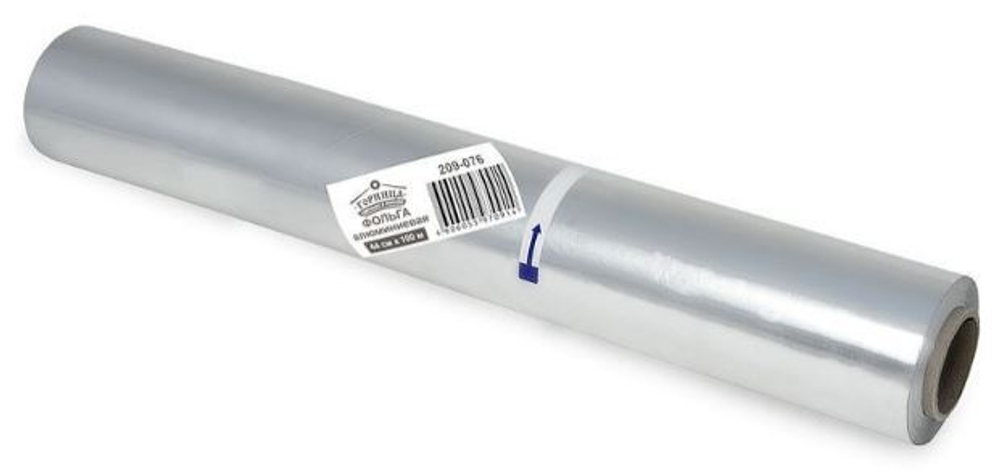Фольга 30см х 80м 8мкм (12шт) ГОРНИЦА 209-077