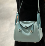 Сумка Hermes частично из кожи крокодила 20 см