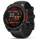 Смарт-часы Garmin Fenix 8 Amoled 47мм Slate Gray с черным силиконовым ремешком, 010-02904-00