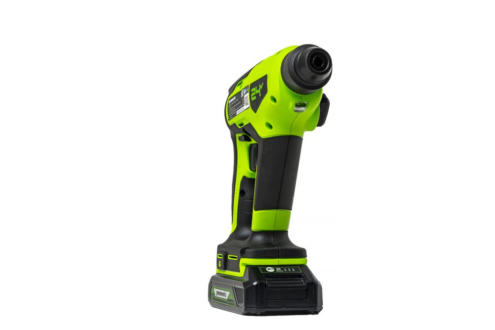 Аккумуляторный перфоратор Greenworks GD24SDS1,3803107, 24v, 1.2 Дж, без АКБ и ЗУ