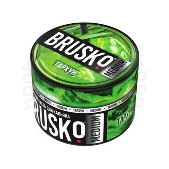 Бестабачная смесь для кальяна BRUSKO, 50 г, Тархун, Medium