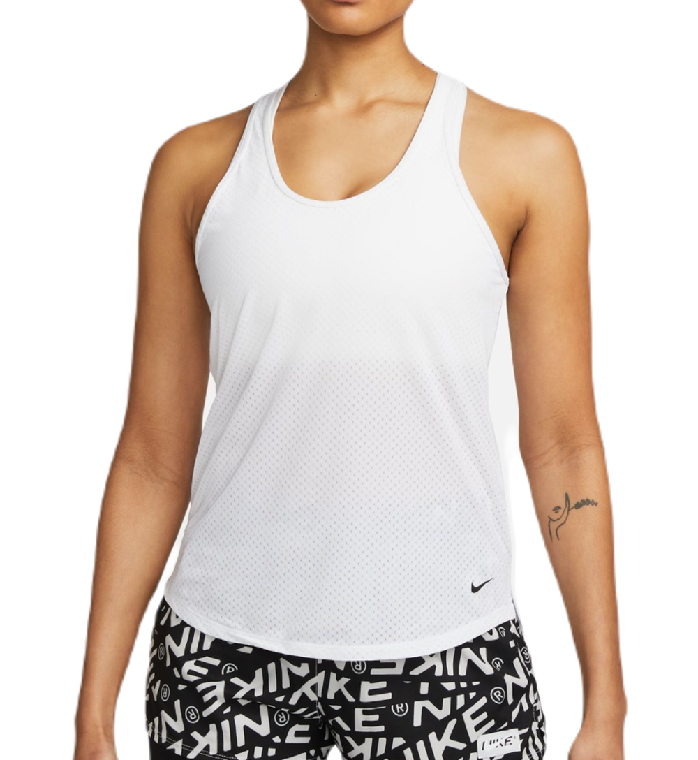 Женский топ теннисный Nike Dri-FIT One Breathe Tank - white/black
