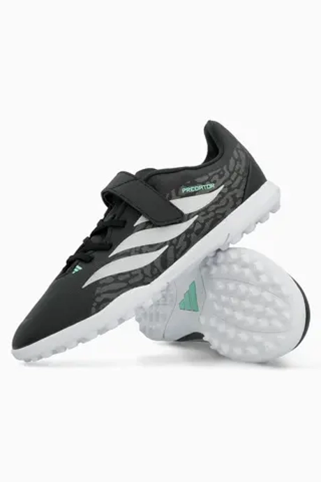 Сороконожки adidas Predator Club Hook-and-Loop TF Junior - черный