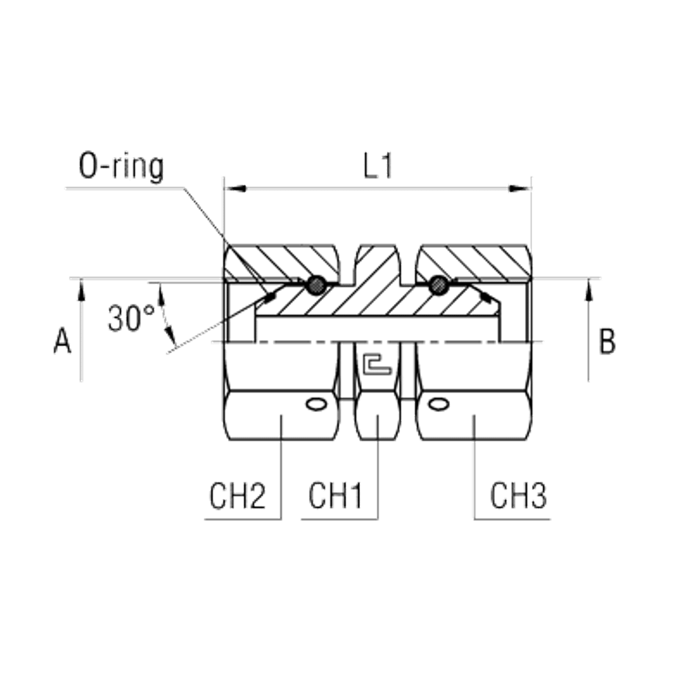 Соединение PSN BSP 3/4 - BSP 3/4